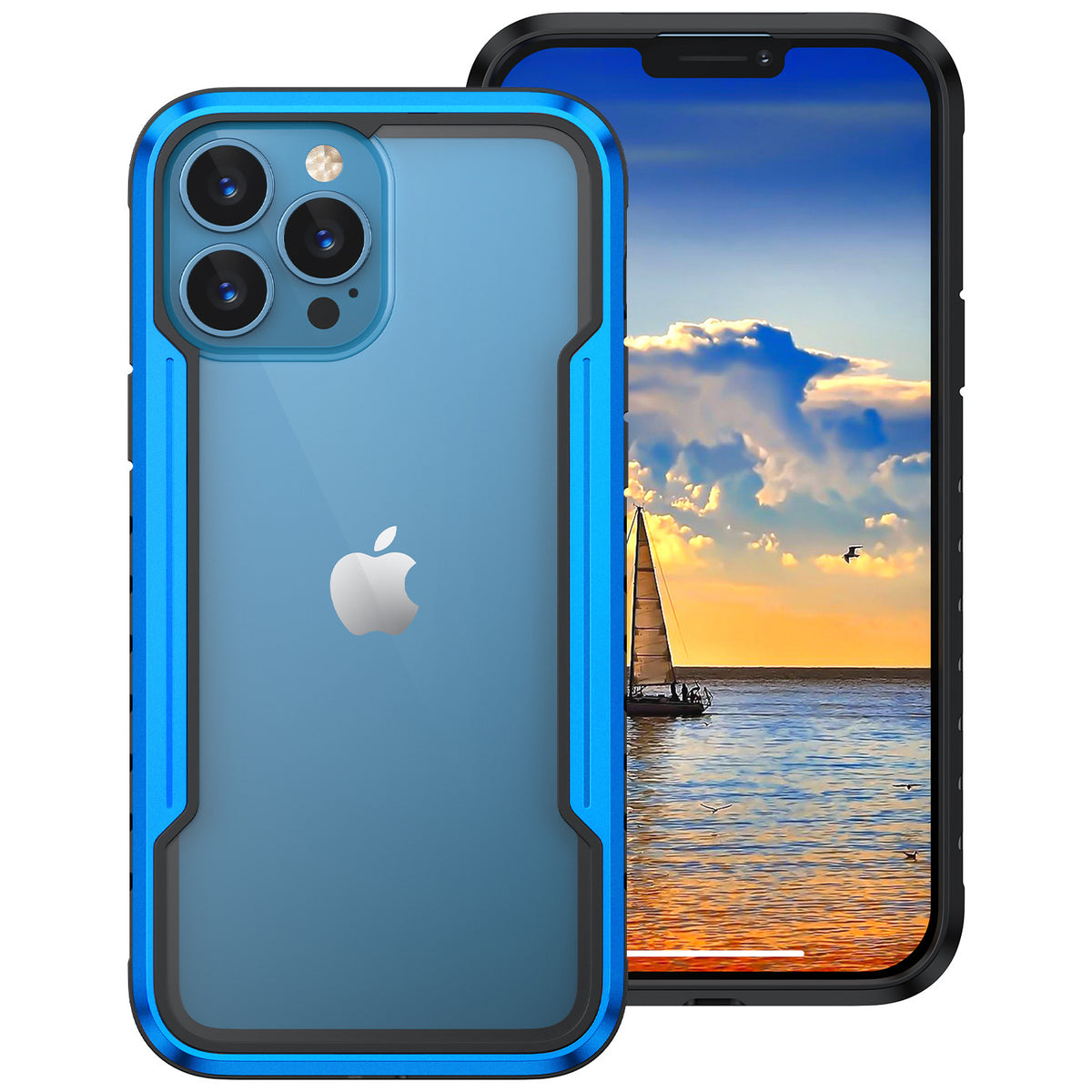 iPhone 14 Pro Max 2-in-1 Armor Case with Metal Frame