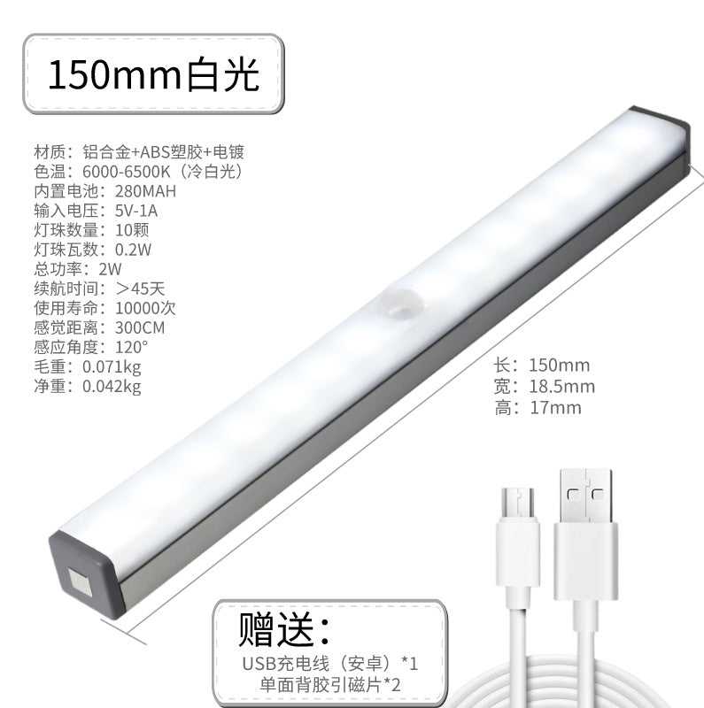 Slim Smart LED Sensor Light with Magnetic Adhesive