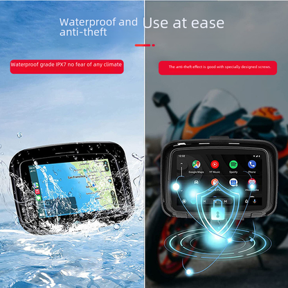 Wholesale Waterproof 5-Inch Wireless Motorcycle GPS