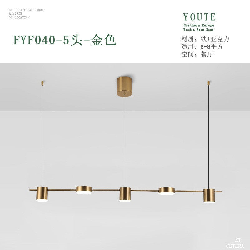 Nordic Minimalist LED Pendant Light for Dining Areas
