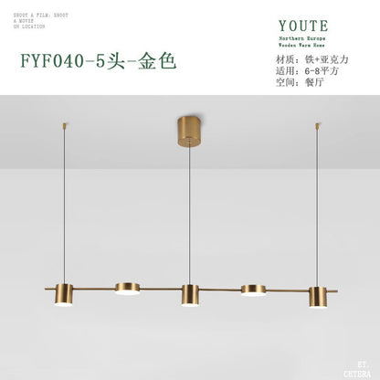 Nordic Minimalist LED Pendant Light for Dining Areas
