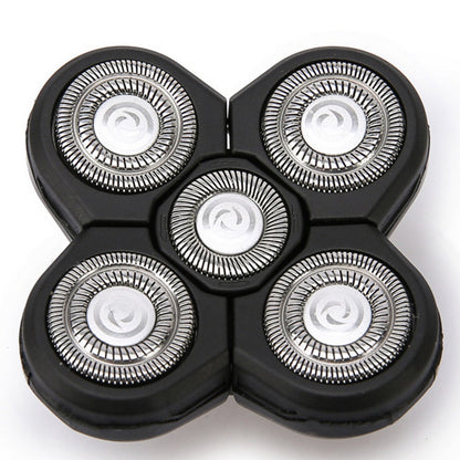 2021 Men's Waterproof Rotary Shaver with 5 Heads