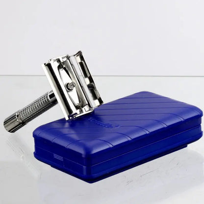 Men's Classic Chrome Double Edge Safety Razor with Blades