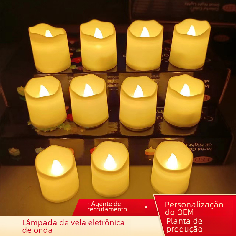 Colorful LED Electronic Candle for Romantic Events