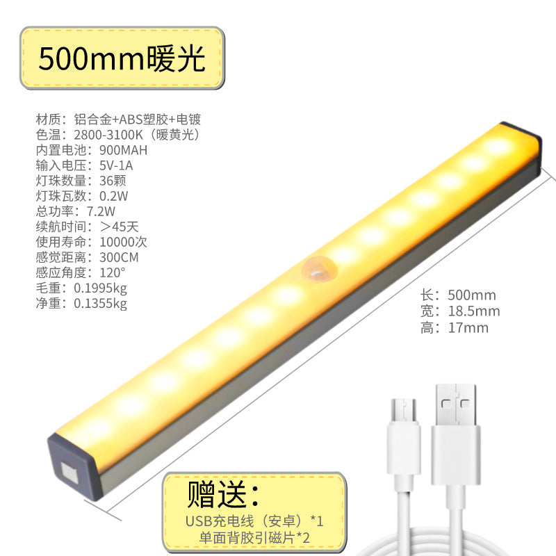 Slim Smart LED Sensor Light with Magnetic Adhesive