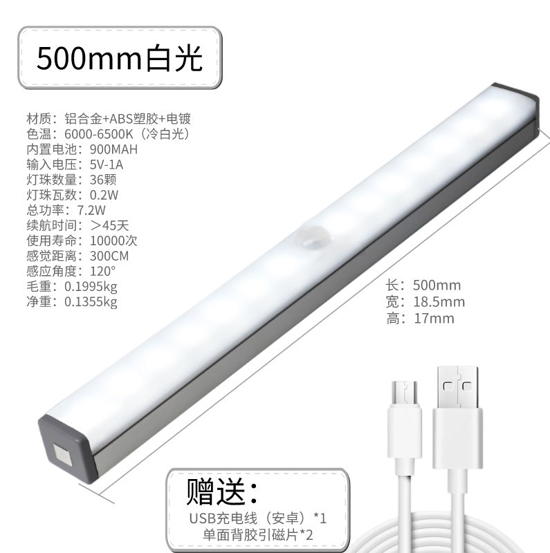 Slim Smart LED Sensor Light with Magnetic Adhesive