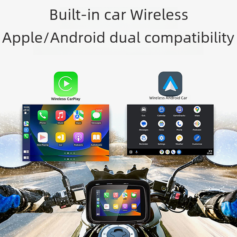 Wholesale Waterproof 5-Inch Wireless Motorcycle GPS
