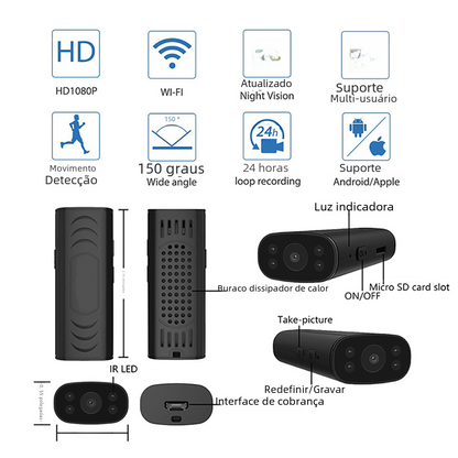 Smart Wireless WiFi Camera for Remote Monitoring