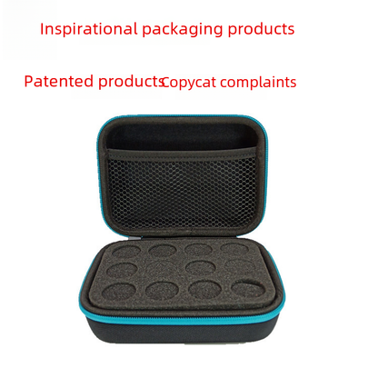 Portable Essential Oil Storage Box with 12/15 Compartments