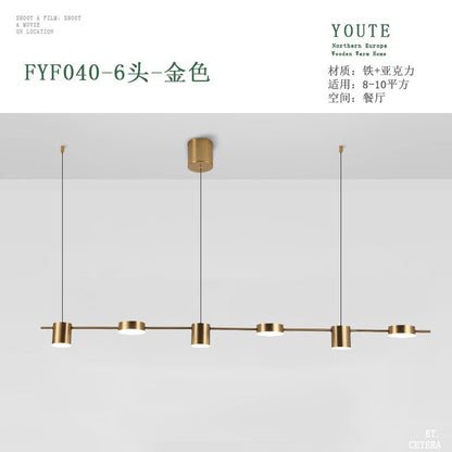 Nordic Minimalist LED Pendant Light for Dining Areas
