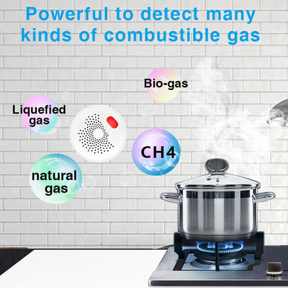 Tuya WiFi Zigbee Natural Gas Alarm Detector for Home