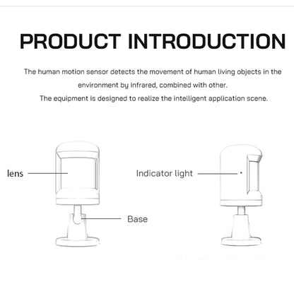 Tuya Smart ZigBee 3.0 Battery PIR Motion Sensor 7M