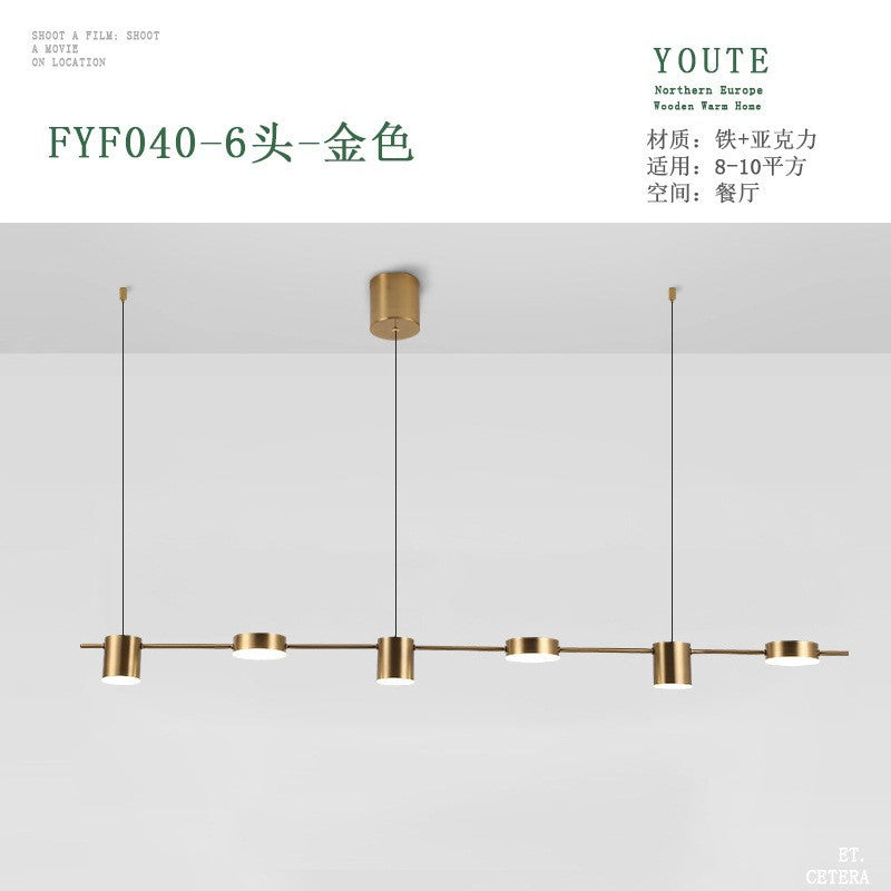 Nordic Minimalist LED Pendant Light for Dining Areas
